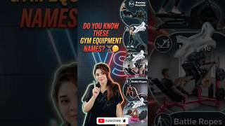 🏋️♀️ Learn Gym Equipment Names | English Vocabulary 💪 | #vocabulary #gym #learnwithretina #shorts