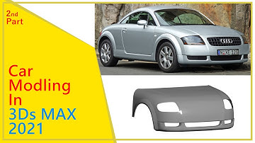 Car modelling tutorials  in 3Ds max [Part 2] ||learning video||