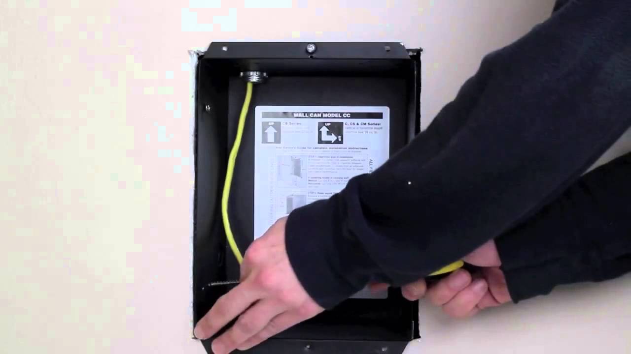 How-to- Install a Cadet Electric Wall Heater - YouTube