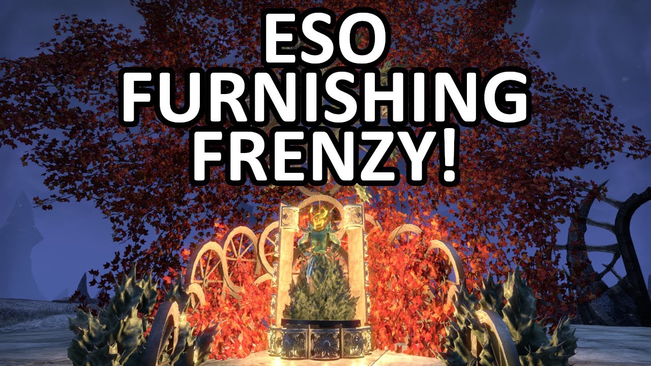 ESO Furnishing Frenzy Housing Challenge! Wheels+Succulents+Vines
