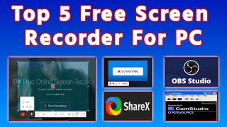Top 5 Free PC Screen Recording Software For Windows , Mac & Linux - no watermarks or time limits Top 5 Free Computer Screen Recording Software For Windows Mac Linux