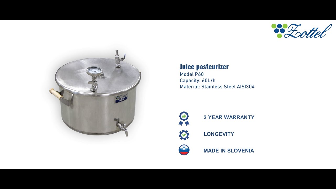Zottel Juice Pasteurizer P60