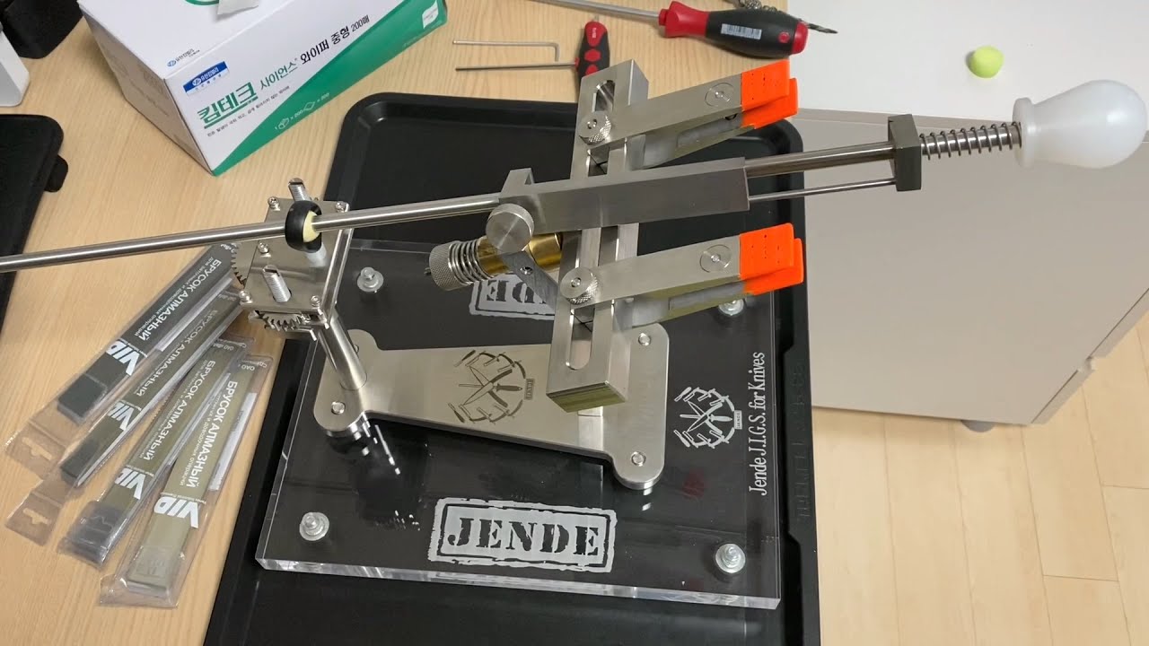 Unboxing Jende Industries Guided Sharpener(JIGS) YouTube