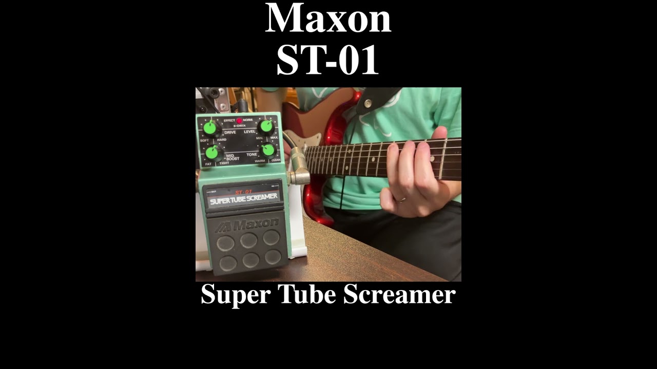 Maxon ST-01 Super Tube Screamer lead sound #maxon #fender