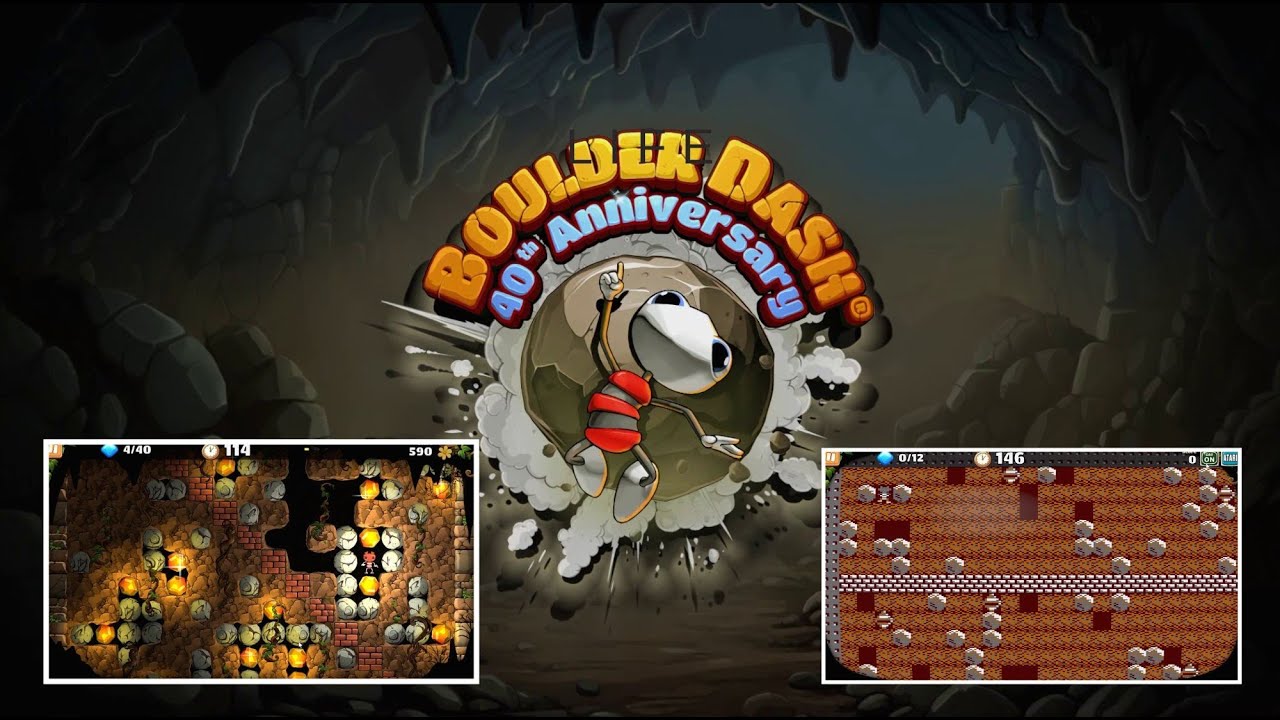 BOULDER DASH 40th Anniversary - Remake - New Version