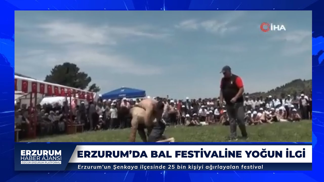 Şenkaya'da Bal Festivali Coşkusu; 25 Bin Kişi Katıldı!