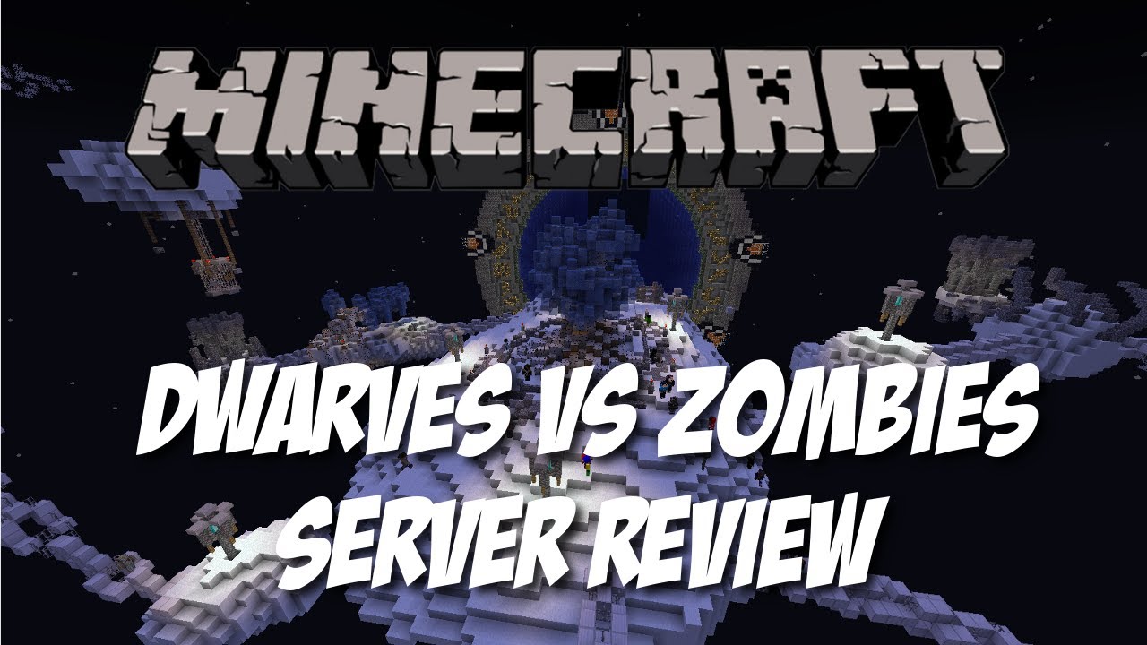 Minecraft Dwarves Vs Zombies Server Review RawTech Server YouTube