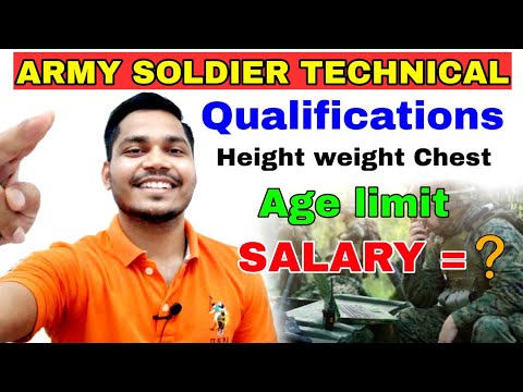 Indian Army Soldier Technical Salary Qualification Age Limit Eligibility Criteria 2020-21