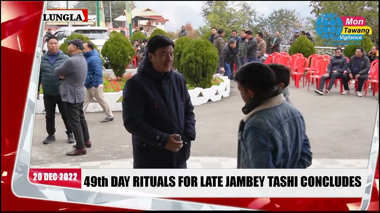 49th day rituals for late Jambey Tashi in Lungla