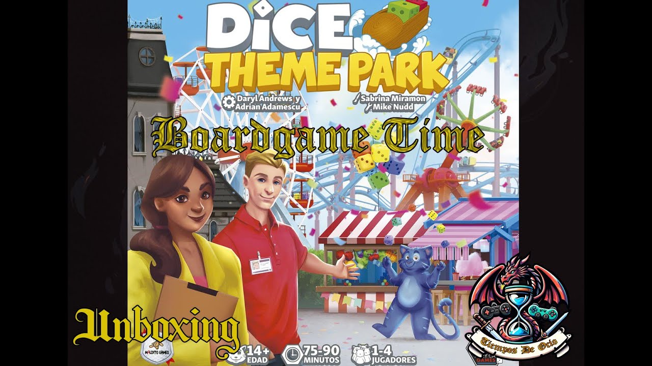 #5 Boardgame Time - Dice Theme Park Unboxing!