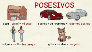 Aprender Español: Formas De Los Posesivos Átonos (Nivel Básico)