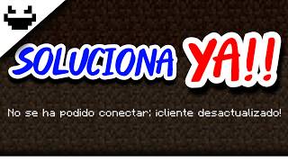 #datwinxd🌮👽🍸No Se Ha Podido Conectar Con El Mundo: Cliente Desactualizado SOLUCIONADO en Minecraft👽👌