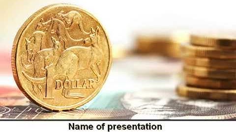 Australian Dollar PowerPoint Template by PoweredTemplate.com
