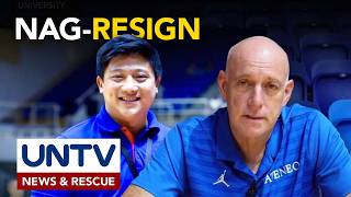 Resignation nina coach Tab Baldwin at team manager Epok Quimpo, tinanggap na ng AdMU