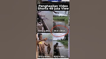 Penghasilan Video Shorts 49 Juta View #gajiyoutube #tutorialyoutube