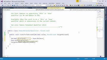 DevExpress CodeRush: Remove Redundant Qualifier
