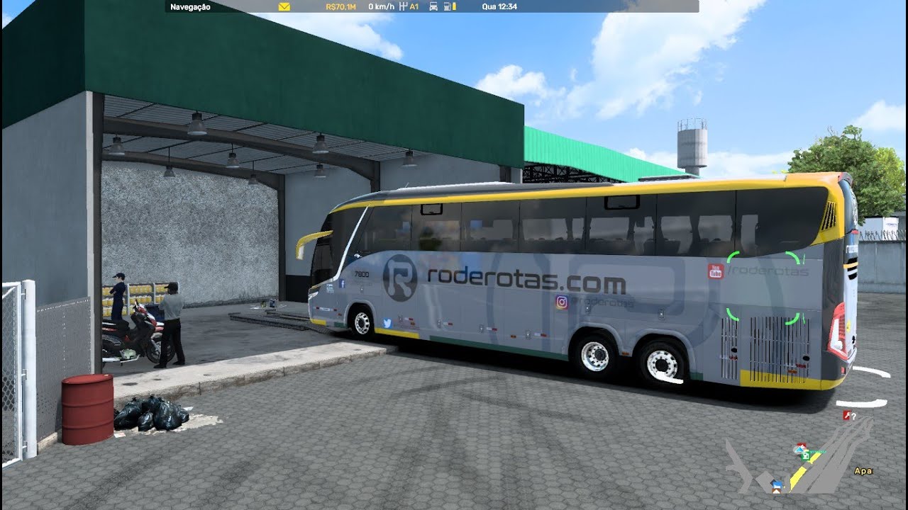 ETS2 RODOVIARIA DE GOIANIA MAPA RBR VIAÇÃO ROTA