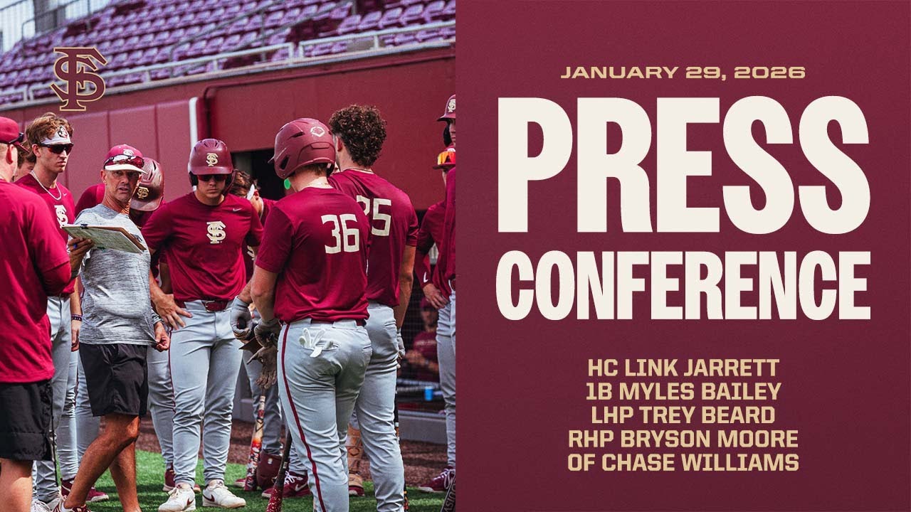 Image related to FSU Baseball | Jan. 29 Press Conference with Link Jarrett & More
