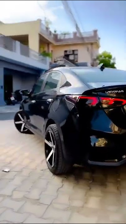 Hyundai verna balck modified | verna car status | #verna #ytshorts