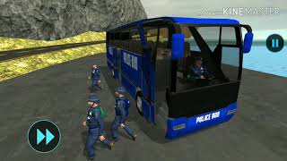 trò chơi lái xe buýt của cảnh sát|android gameplay| screenshot 2