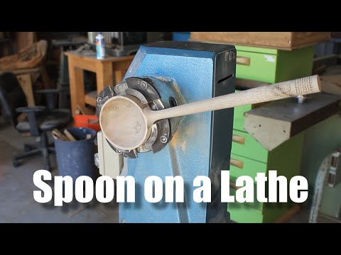 Making a Spoon on the Lathe