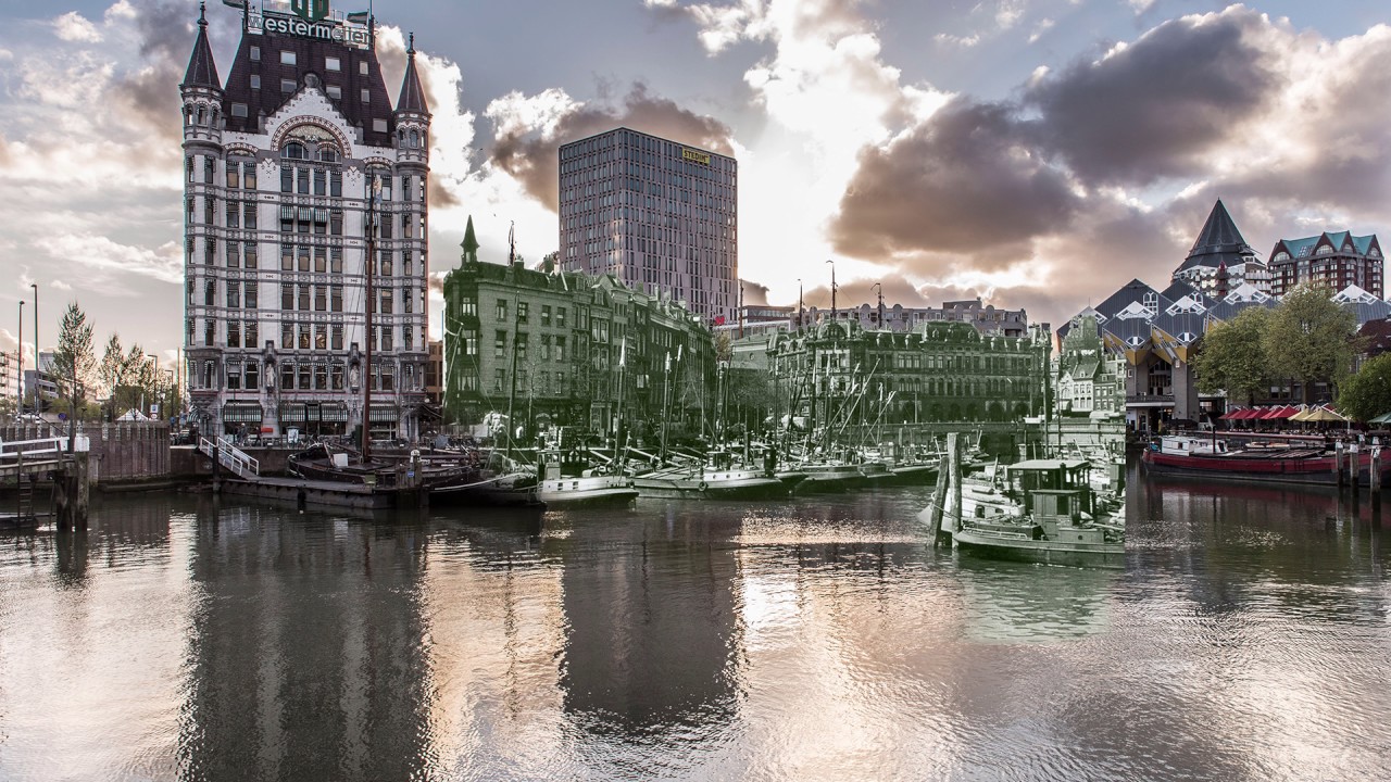 Rotterdam, Oude haven 1930 - 2017