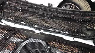 Mercedes-Benz E-klasse защита радиатора. Установка защитной сетки в бампер и решётку радиатора
