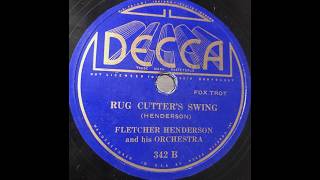 Rug Cutters Swing Fletcher Henderson And His Orchestra On Decca 342 1934 Jazz 78 Rpm Ben Webster