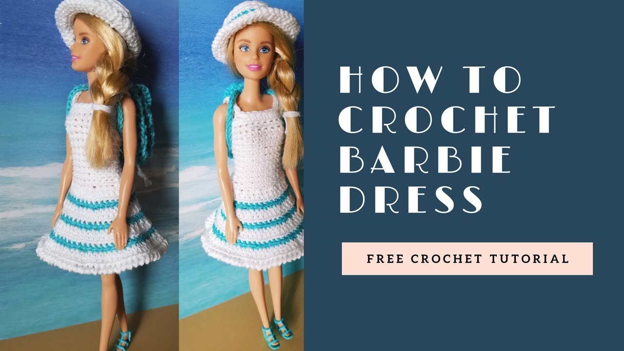 ROUPAS PARA BARBIE DE CROCHÊ  Barbie crochet gown, Crochet barbie clothes,  Barbie clothes