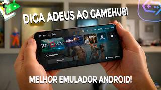 Diga Adeus ao GAMEHUB!👋 Novo EMULADOR + LEVE e com varias PLATAFORMAS de JOGOS de PC no ANDROID! 🎉