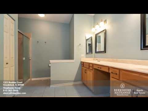 1321 Boulder Court, Woodstock, IL home video tour