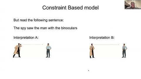 Cognitive Science: Lecture 7.7: Constraint based model