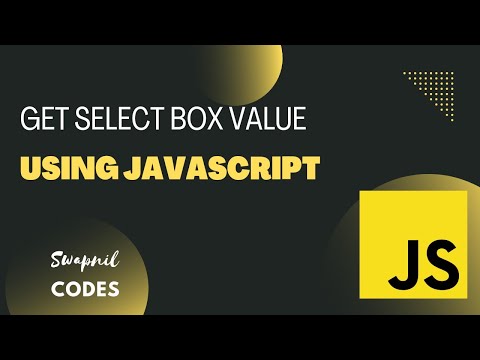 How to get Select Box values using Javascript | @swapnilcodes