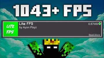 The Best FPS BOOST Mod For MCPE 1.21+ (NO LAG + Smooth Gameplay) | Lite FPS [day 9/100]