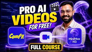 Generate Pro AI Videos FOR FREE! MiniMax H3 + ComfyUI Beginner Masterclass