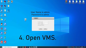 FULUVA X series Camera Video tutorial 1   Download VMS and Configure Camera