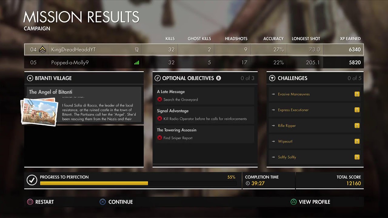 SNIPER 4 ELITE WAR READY RUN GRANDMA GRENADE ‼️🔥🔴