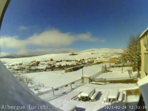 Timelapse día de nieve Fuentes de Magaña con cámara meteorológica Ecowitt HP10