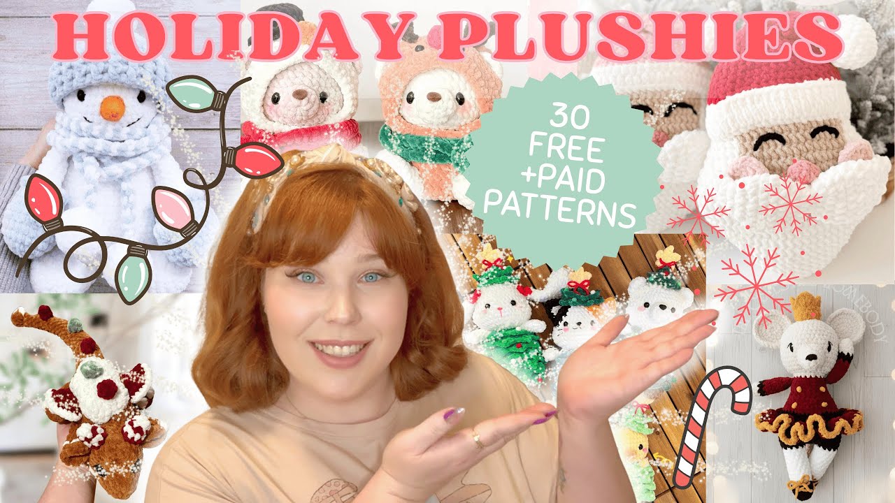 Схемы вязания крючком плюшевых игрушек, которые люди ДЕЙСТВИТЕЛЬНО хотят в этот праздничный сезон...
