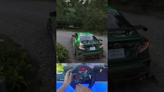 Subaru WRX test drive 🔥 Forza Horizon 6 #subaruwrx #forzahorizon6 #steeringwheel #pcgaming #shorts
