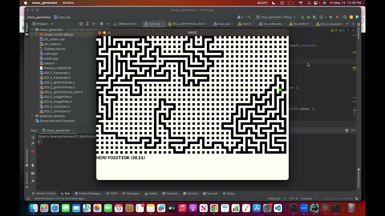 C++ Maze Generator - YouTube