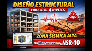 DISEÑO ESTRUCTURAL, edificio de 4 niveles en concreto reforzado | Software EngSolutionsRCB | NSR-10 screenshot 4