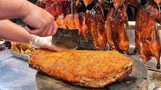 Giant Crispy PorkCrispy Roasted Pork,Roasted Duck, Variety of Chicken,BBQ Pork