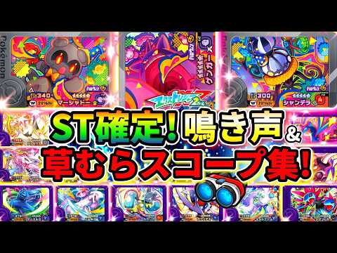 【鳴き声集】ST確定の草むらタイプが判明！なきごえ集と弱点も！覚えてワンダーコンプリートをめざせ！エクストレジャー2弾！ポケモンフレンダ！