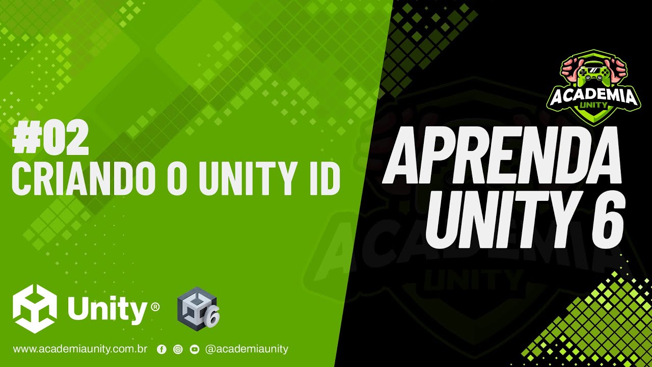 Aprenda Unity 6 - Criando o Unity ID - YouTube