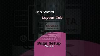 How to insert hyphenation in Ms Word page setup tab #computer #hypen #dash #ytshorts #trending