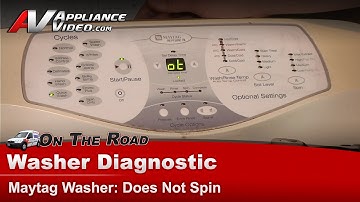 Maytag Washer Repair - Does Not Spin - Motor Control Board