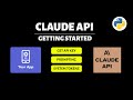 Easy ai python projects  getting started with claude 21 api