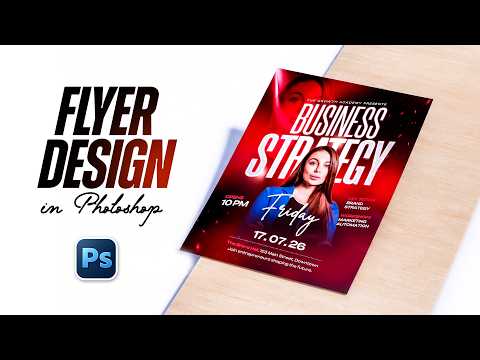 Design a Professional Flyer in Photoshop (Step by Step) thumbnail
