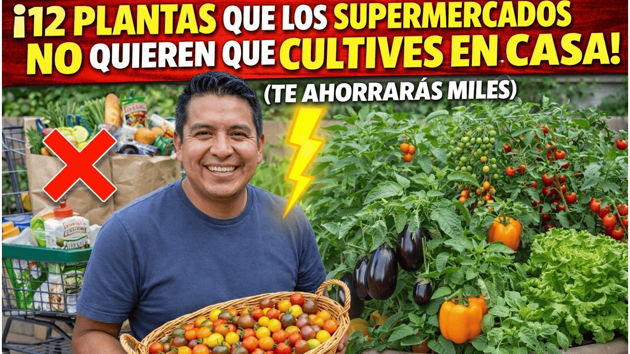 12 Plantas que los Supermercados NO Quieren que Cultives en Casa (Te Ahorrarás Miles)